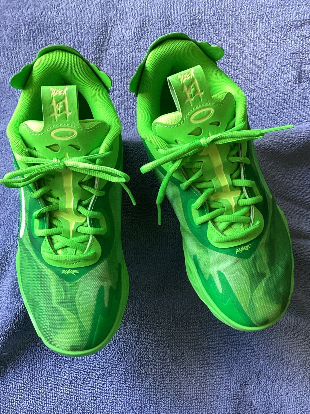 Puma Kids Neon Green Basketball Sneaker